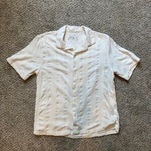 Men's White Short Sleeve Shirt